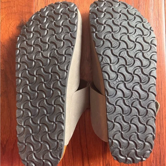 Betula By Birkenstock Boston Clogs Gray Leather Women’s 10 Men’s 8 Unisex Shoes - Picture 2 of 8